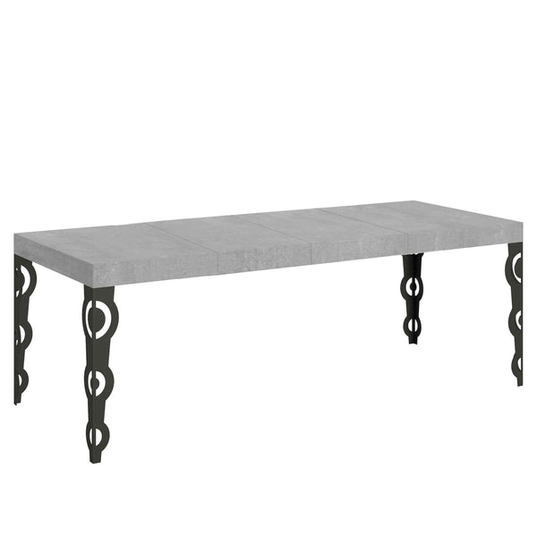 sconto Tavolo Allungabile 160/264x90x77 cm Karamay Premium Cemento
