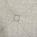Divano Letto 3 Posti 200x88x89 cm con Mensole Laterali Beige