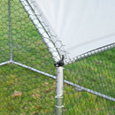 Pollaio Gabbia per Galline da Esterno 280x193,5x195 cm in Metallo