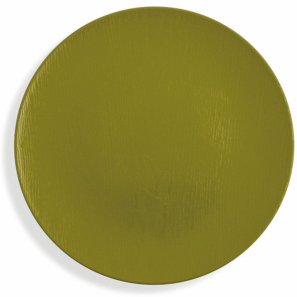 acquista Set 6 Sottopiatti in Plastica Ø 33cm Villa d'Este Wood Verde