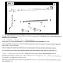 Tenda da Sole a Caduta 2x2,5m Tessuto in Poliestere Disegno P4032