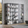 Libreria Moderna 5 Ripiani 178x36x204 cm in nobilitato Grigio