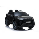 Macchina Elettrica per Bambini Licenza Land Rover Evoque 12V con Telecomando Nero
