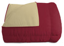 Trapunta Invernale Doubleface 300gr Bordeaux\/Panna