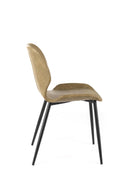 Set 4 Sedie 55x45xH83 cm in Soft-Touch Diana Sabbia