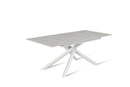 Tavolo Allungabile 140/190x90x76 cm in Melaminico Pulse Bianco