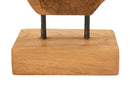 Scultura Lubang 18x10x27 cm in Teak Riciclato         