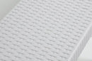 Panca Pieghevole per Catering 182x25x43 cm in Ferro e Polietilene Bianco