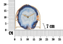 Orologio da Tavolo Twin 20x7x19,5 cm in Ferro e MDF Multicolor