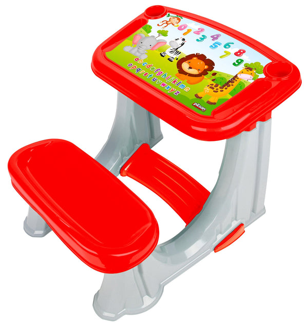Banchetto Studio Scuola per Bambini 62x78x50 cm Rosso sconto