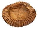 Svuotatasche Geris Ø29x7 cm in Teak Riciclato      