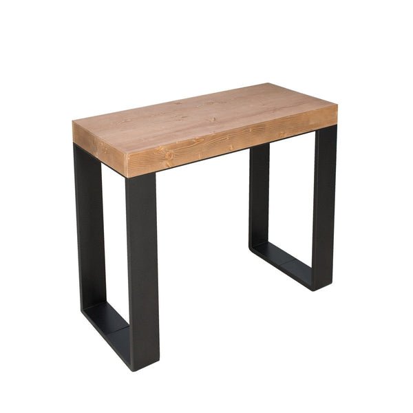 Consolle Allungabile 90-190x40x77 cm in Nobilitato Marrone sconto