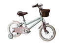 Bicicletta per Bambine Antonella 14 Pollici con Stabilizzatori e Cestino Verde e Rosa Verde e Rosa  