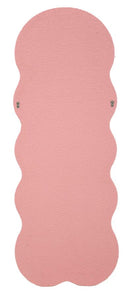 Specchio da Muro Teddy Rosa 60x4x160 cm in MDF e Poliestere e Specchio Rosa      