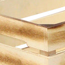 Set di 2 Cassetta in Legno Larghezza 28 cm Marrone
