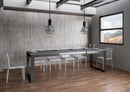 Tavolo Allungabile 120-224x90x80 cm Tecno Evolution Cemento