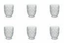 Set 6 Bicchieri Acqua in Vetro 230 ml Villa d'Este Home Tivoli Sicilia
