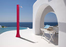 Doccia Solare da Giardino 40L Miscelatore e Lavapiedi Arkema Big Happy Five Blue Ocean