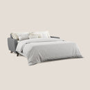 Divano Letto 3 Posti 188x97x96 cm in Tessuto Grigio