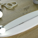 Specchio da Tavolo con LED 41,5x13,5x51 cm per Trucco Make up 