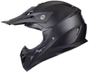 Casco Integrale per Bambino da Moto Cross CGM 209A Rocky Nero Opaco Varie Misure
