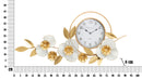 Orologio da Muro Flow 92,5x8x45,5 cm in Ferro e Plastica