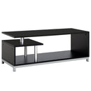Mobile TV in Legno Nero 114x40x40.5 cm 