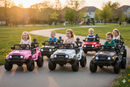 Macchina Elettrica per Bambini 12V Toyota Cruiser Nera