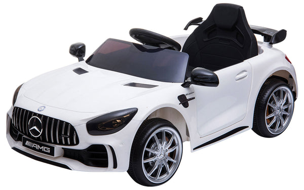 sconto Macchina Elettrica per Bambini 12V con Licenza Mercedes GTR AMG Bianca