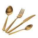Servizio Set di Posate 24 Pezzi in Acciaio Inox VdE Tivoli 1996 Cut Oro