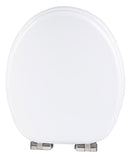 Copriwater Universale 5,5x45x38 cm in MDF con Chiusura Soft Bianco