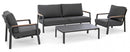 Divano 2/3 Posti 192x87x86h cm con Cuscini Jalisco Antracite