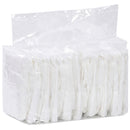 48 Pezzi Pannolini per Cani Maschi Vita 45-64 cm Peso 6-17 kg con Fascia Elastica Regolabile Bianco      