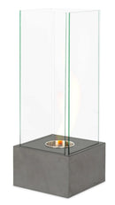 Camino a Bioetanolo da Pavimento 25x25x65 cm Grigio