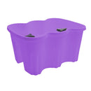 Fioriera da balcone 37x28x20cm in plastica polipropilene Viola