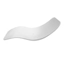 Lettino Chaise Longue da Giardino 154x63x62 cm in Vetroresina Sined  Antares Bianca