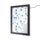 Bacheca da Esterno con Apertura a Ribalta 80,5x106,7x4,7 cm in Alluminio con Led Grigio Antracite
