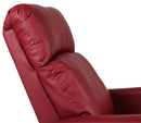 Poltrona Relax Manuale Reclinabile in Similpelle Vandi Bordeaux