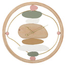 Orologio da Muro Colorful 57x3,8x57 cm in Ferro e MDF Multicolor      