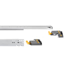Set 10 Guide Cassetto con Estrazione Soft 440 mm in Acciaio Emuca Bianco