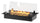Bruciatore a Bioetanolo da Incasso 60x32x15 cm Insert Slim 600 Nero con Vetro