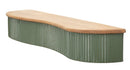 Mensole Frankfurt Coppia 86x18x12 cm in Gomma e Metallo      
