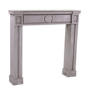 Cornice Camino in Legno 108x18x102cm Frame Tortora