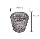 Cesto in Materiale Naturale H 44 cm