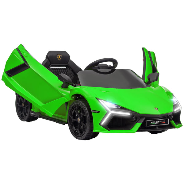 Macchina Elettrica per Bambini Licenza Lamborghini Revuelto 12V Guida Manuale e Telecomando Verde online