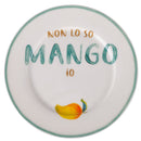 Set 6 Piattini Frutta Ø19x1,5 cm in New Bone China VdE Tivoli 1996 Le Travisate Bianco