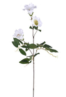 Set 6 Campanula Artificiali con Fiori Altezza 77 cm Bianco