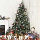 Albero di Natale Artificiale 210 cm 1622 Rami con Pigne  Pino Verde