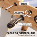 Mini Calcio Balilla Tavolo da Gioco 89x61,5x70 cm 2 Segnapunti Manuali in MDF Viola      