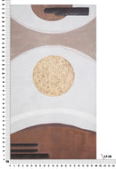 Dipinto su Tela Sunry 180x4,8x100 cm in Legno e Tessuto